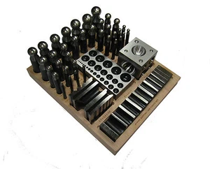 DAPPING DOMING PUNCH BLOCK SET JEWELERY HARDENED STEEL JEWELERY KIT RDGTOOLS - Picture 1 of 7