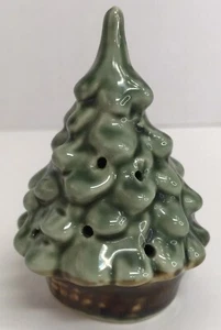 Vintage Festive Christmas Tree Ceramic Toothpick Holder - Picture 1 of 6