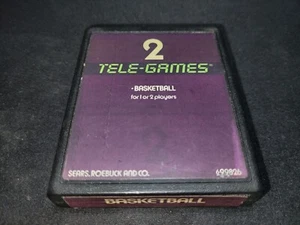 Basketball Sears 99826 Text ATARI 2600 EXMT condition game cartridge - Picture 1 of 3