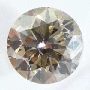 Diamante Forma Redonda Natural Elegante Color Marrón Suelto 1,06 Quilates Certificado IGI SI2 - Imagen 1 de 7