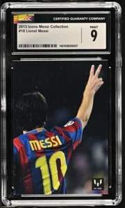 2013 Icons Official Messi Card Limited - Lionel Messi #18 - CGC 9 - Picture 1 of 2