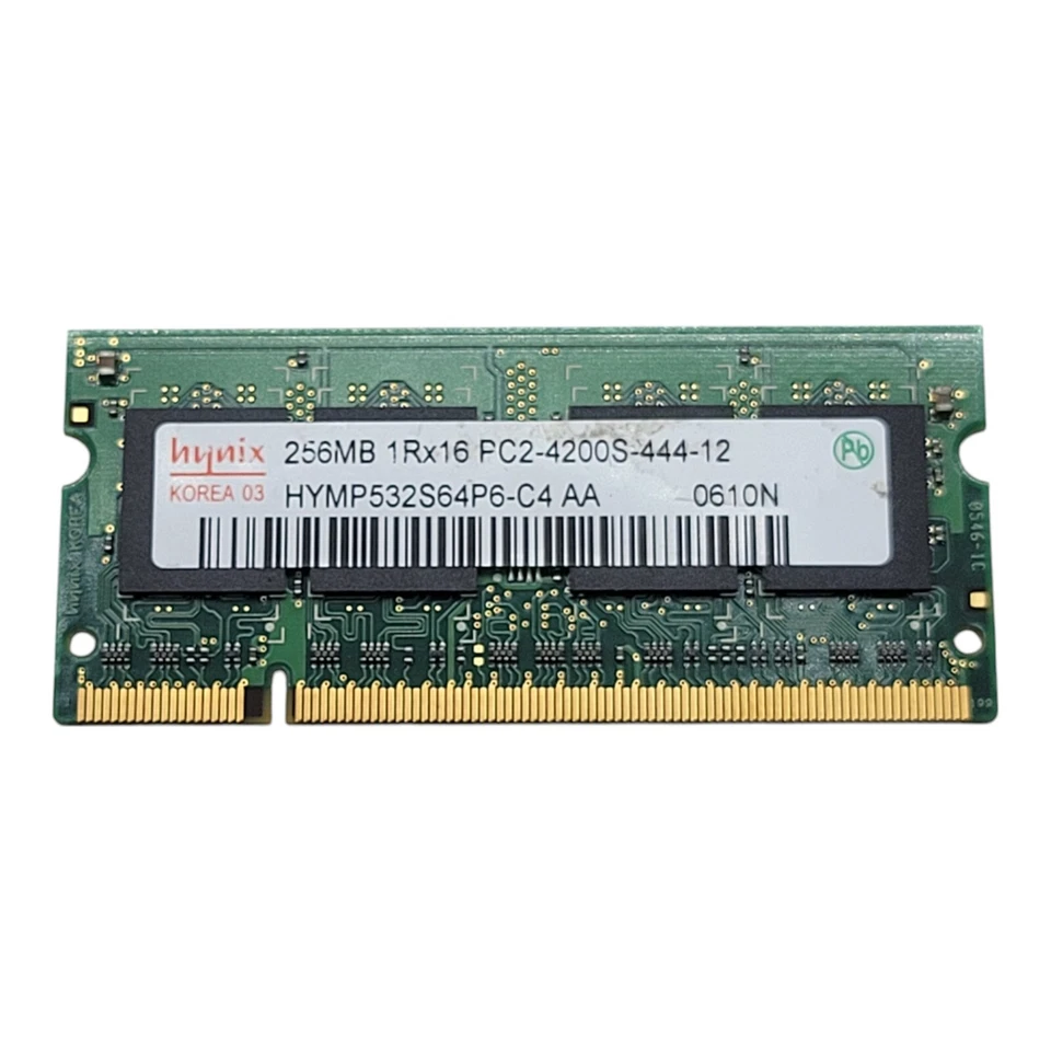 Memoria de acceso aleatorio Hynix HYMP532S64BP6-C4 256 MB DDR2-533 (PC2-4200) PC2-4200S Foto 1 de 4