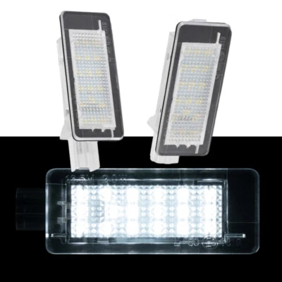 ABS 18LED License Plate Light Xenon White Lamp For Renault Clio III 2005-2014 - Image 1 of 4