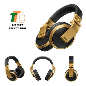 Over-Ear DJ Headphones with Bluetooth, Gold - Picture 1 of 8