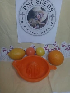 Vintage Orange MCM Style Juicer Plastic Retro - Foto 1 di 7
