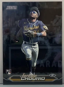 2024 Stadium Club BLACK FOIL RC Rookie Jackson Chourio M25 - Picture 1 of 1