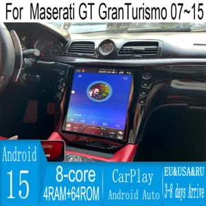 12.1" Android Navigation Car GPS Stereo radio For Maserati GT GranTurismo 07~15 - Picture 1 of 15