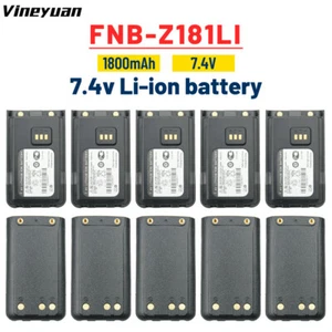 10PC FNB-Z181Li 1800mAh Bateria do radia dwukierunkowego Vertex VZ-30-D0-5 VZ-30-G6-4 - Zdjęcie 1 z 12