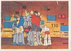 110 LA GUERRE DES DINOBOTS WAR OF STICKER TRANSFORMERS 1986 PANINI - REYAUCA - Bild 1 von 1