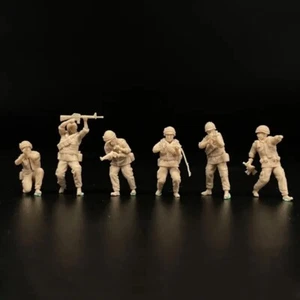 Modellino scala 1/72 guerra del Vietnam battaglia di Hue us esercito soldato tiro 6 figurine - Foto 1 di 6