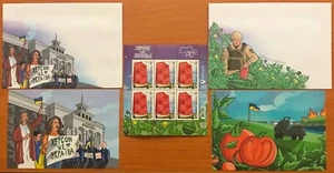 UCRANIA - Liberación de Kherson - Estampilla Completa Estampilla U + 2 Postales, 2 Sobres - Imagen 1 de 3