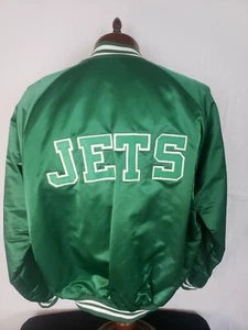 🔥🚨Vintage Chalk Line XL New York Jets Starter Style Spellout Rare Jacket EUC! - Picture 1 of 11