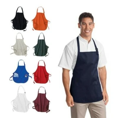 Port Authority Medium-Length Apron with Pouch Pockets (A510) - Image 1 of 4