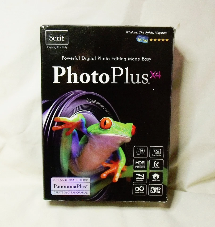 Photo Plus x4 Digital Photo Editing Made Easy (Windows 7, XP, Vista ) with Key - Image 1 of 4