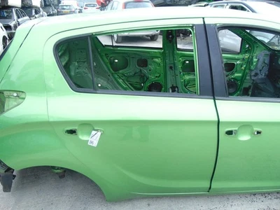 Hyundai I20 Right O/S Rear Door Electric Green Tk Mk1 2009-2012h - Image 1 of 4