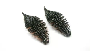 Bellows Gill Soft Plastic Jig Fishing Baits 4 PACK 75mm 7.9g - Picture 1 of 10