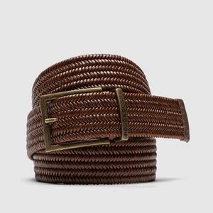 RODD & Gunn Stirling Leder Stretch Gürtel, Nero Größe M UVP 99,00 £ - Bild 1 von 6