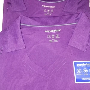 2x Small (S) Scrubstar Premium Tops Moisture Control. Stretchy. New. Lot Of 2 - Picture 1 of 7