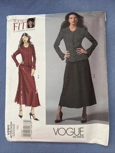 New FF Vogue V2911 Blouse Top & Skirt Today’s Fit Sandra Betzina misses Uncut - Picture 1 of 10
