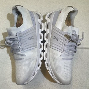 On Cloud Cloudswift 3 Shoes Women's Size 10 White Grey Running Athletic Sneaker - Picture 1 of 10