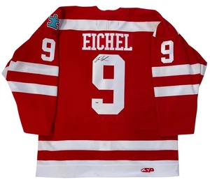 JACK EICHEL SIGNED AUTHENTIC BOSTON UNIVERSITY JERSEY PSA/DNA COA 52 - Picture 1 of 6