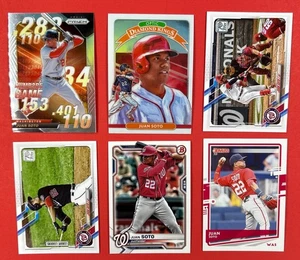 Juan Soto 6 Karten Lot - Nationals, Padres, Mets - MLB Superstar - Topps & Panini - Bild 1 von 2