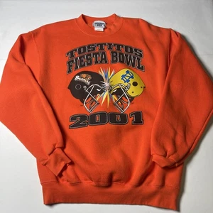 Vintage 2001 Oregon State Beavers OSU Fiesta Bowl Fußball Sweatshirt Größe M - Bild 1 von 5