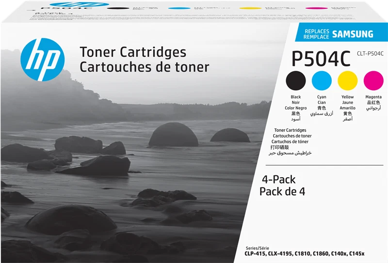 ORIGINAL Samsung Multipack nero / ciano / magenta / giallo CLT-P504C SU400A ~790 - Immagine 1 di 1