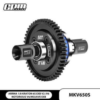 20CrMnTi St+7075 Alu Center Complete Diffs 50T ARRMA 1/8 Kraton V6 EXB Notorious - Image 1 of 4