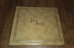 Álbum de recortes de colección de nuestra familia álbum de historia familiar álbumes corona - Imagen 1 de 9