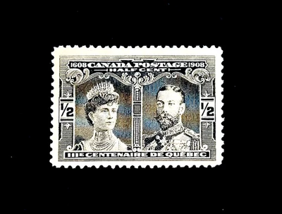 CANADA Stamp - 1908 Quebec Territory Prince Princess of Wales Sn 96 MNG 92 - Image 1 of 2