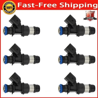 6x Fuel Injector 12586557 For SATURN RELAY&Chevrolet UPLANDER 3.5L V6 2005 2006 - Image 1 of 4