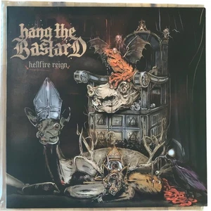 Hang the Bastard Hellfire Reign 2009 Coloured Vinyl Skull Music Metal - Picture 1 of 15