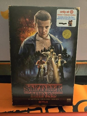 Stranger Things, Season 1  Blu- Ray Target exclusive VHS collector edition - Image 1 of 3