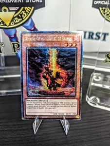 Yu-Gi-Oh! Quemador, Dragon Ruler Of Sparks RA03-EN256 Cuarto de Siglo Secreto Raro - Imagen 1 de 2