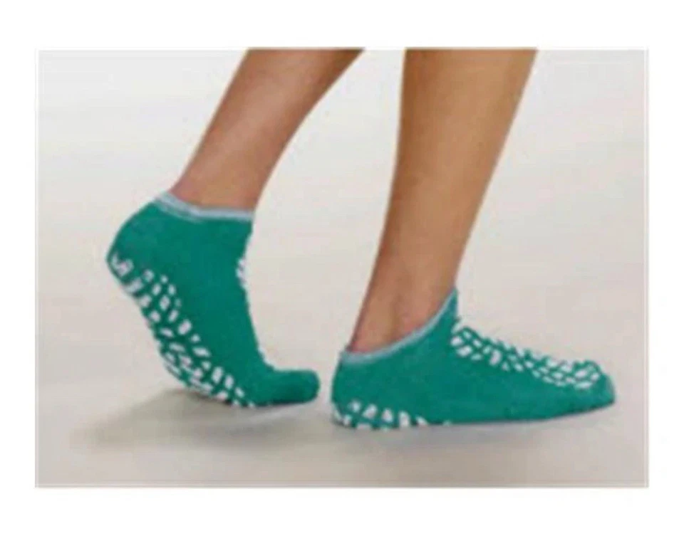 Тапочки носки махровые протекторы взрослых 2 X большой двойной протектор зеленый 48 упаковка  - Изображение 1 из 1