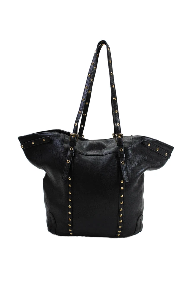 Bolso de hombro STEVEN BY STEVE MADDEN para mujer tono dorado herrajes asa superior negro O Foto 1 de 4