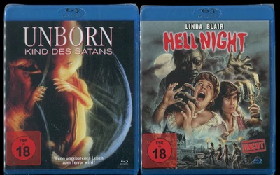 Hell Night + Unborn – Kind des Satans (Blu-ray) Linda Blair (1981) (NEU) UNCUT - Bild 1 von 2