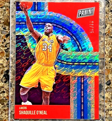 SHAQUILLE O’NEAL 2021 PANINI THE NATIONAL LEGENDS DISKETTES #d 22/25 LAKERS SHAQ - Image 1 of 4