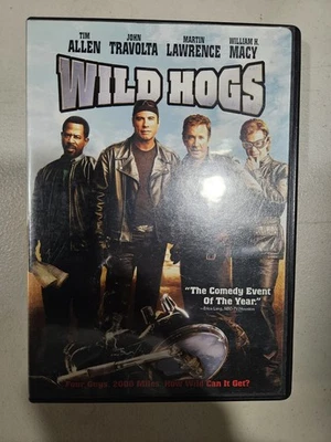 Wild Hogs (DVD, 2007) Tim Allen John Travolta Martin Lawrence Comedy Touchstone - Image 1 of 3
