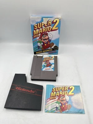 Super Mario Bros. 2 Nintendo NES CIB - Image 1 of 4
