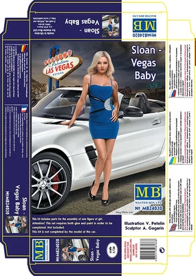 'Master Box' MB24020 Figura Sloan di Vegas Baby scala 1:24 - Immagine 1 di 4