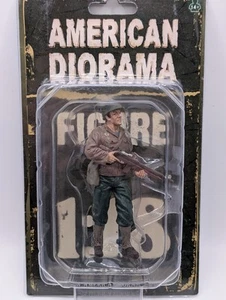 American Diorama Figure - 1:18 US WWII USA SOLDIER II (AD-77411) - Picture 1 of 3