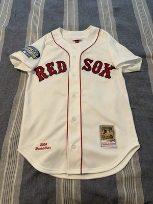 Camiseta deportiva Mitchell and Ness 2004 Boston Red Sox David Ortiz talla 36 Foto 1 de 4