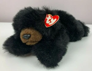 TY Classic Plush Baby Paws 5111 Black Bear Stuffed Animal Toy Lovey Retired 1995 - Picture 1 of 5