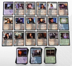 Babylon 5 CCG Cruzada Juego Completo de 159 Tarjetas Total Todas las 18 Raras R1 41 R2 M/CASI NUEVO - Imagen 1 de 1