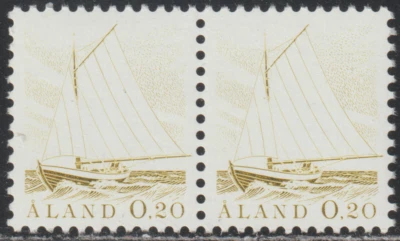 Aland Island 1984-90 SC# 2 - Balandro aparejado con Gaff - un par - Lote M-NH # 71 Foto 1 de 2