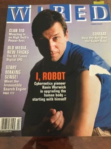 WIRED 8.02 February 2000 cybernetics Kevin Warwick search engines - Picture 1 of 3