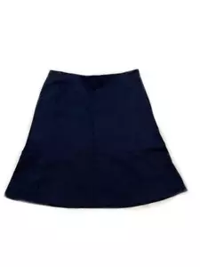 Ann Taylor Loft Women's Navy A Line Short Skirt Size MP Retail $64 NWOT No Tags - Picture 1 of 3
