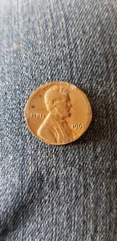 1967 Lincoln Penny One Cent Error Coin Cover